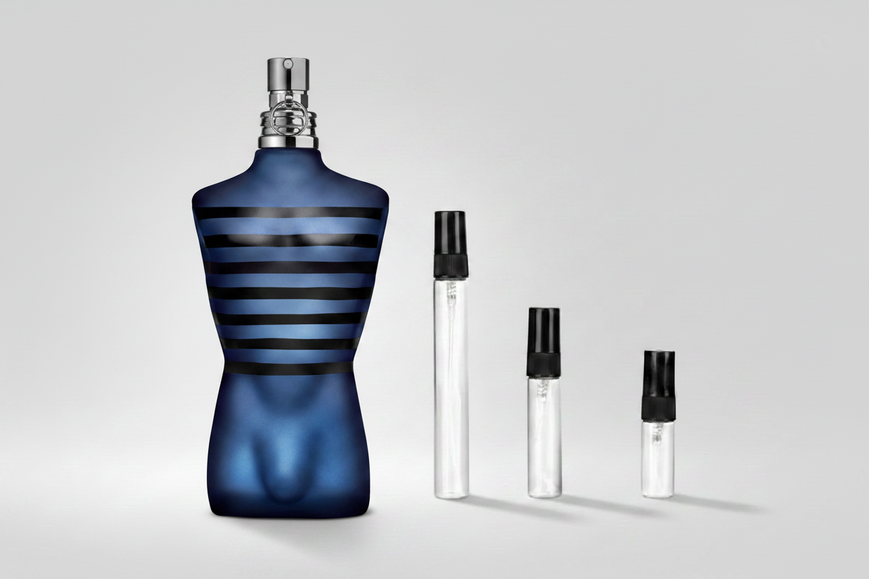 Ultra Male con decants - plantilla Vulcan Feu