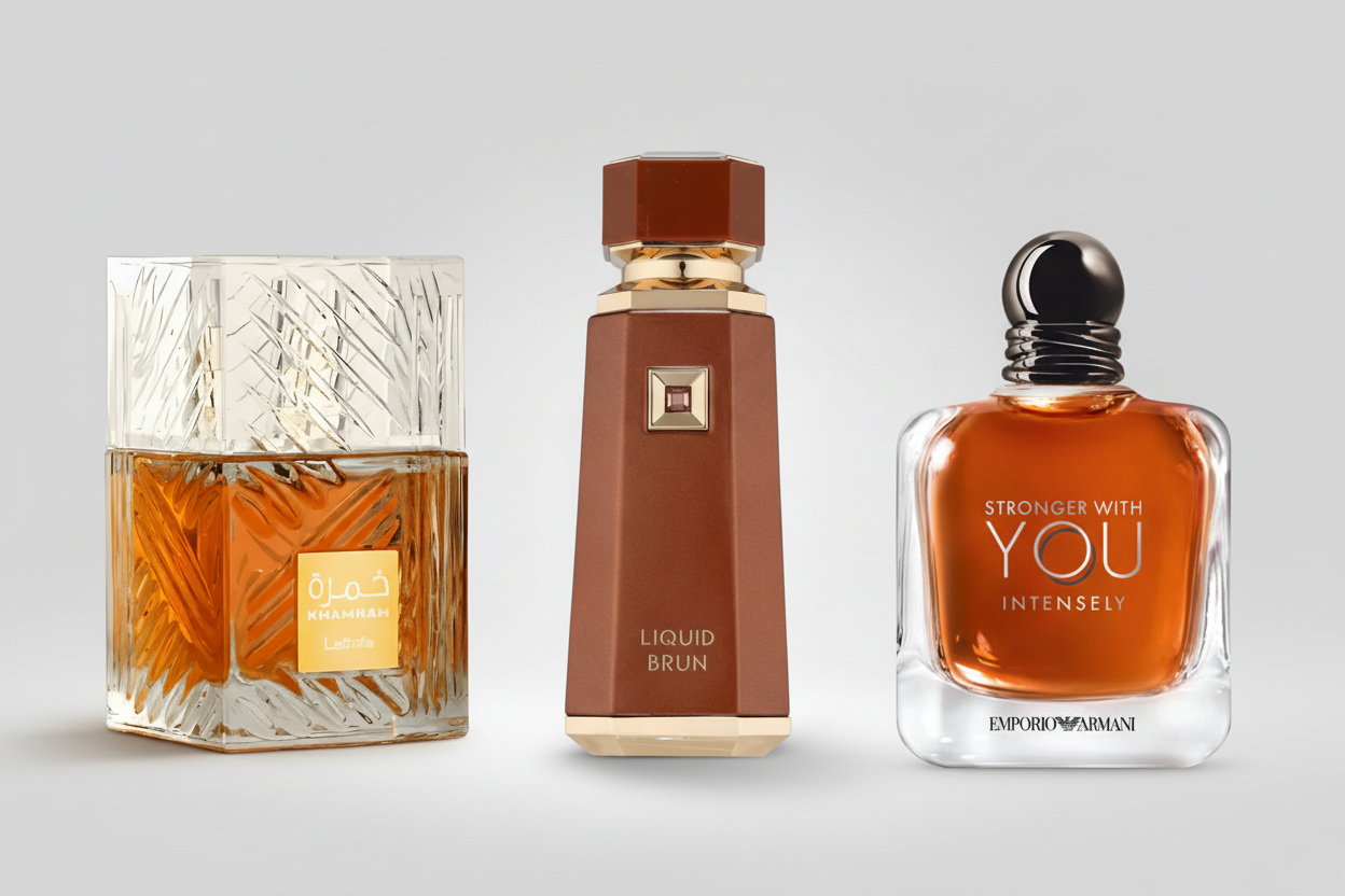 Khamrah + Liquid Brun + Stronger With You Intensely