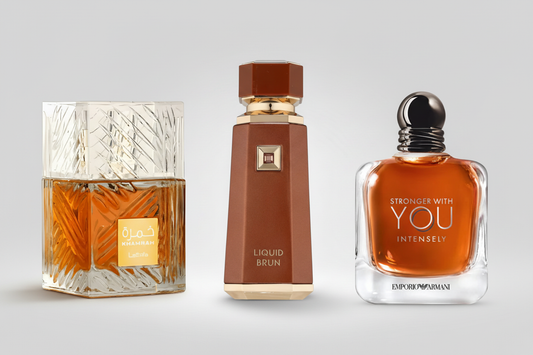 Khamrah + Liquid Brun + Stronger With You Intensely
